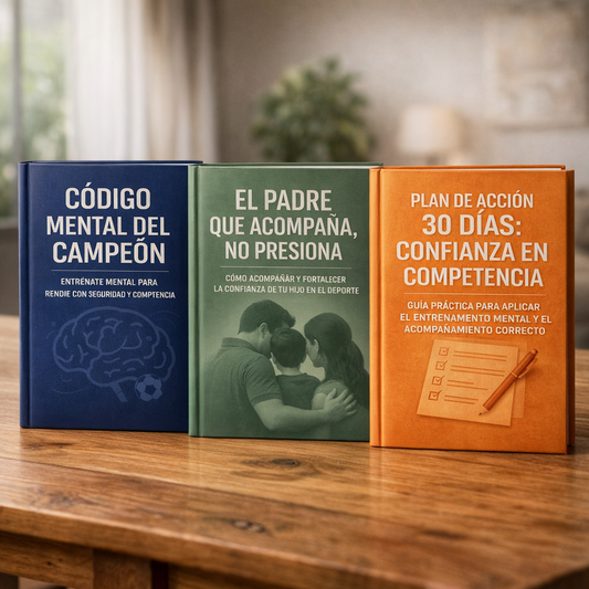 Kit 3 en 1 Mentalidad de Campeón para Padres e Hijos + 5 Bonos de regalo